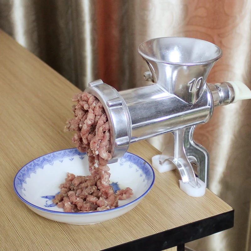 Многофункциональная ручная мясорубка из алюминиевого сплава с