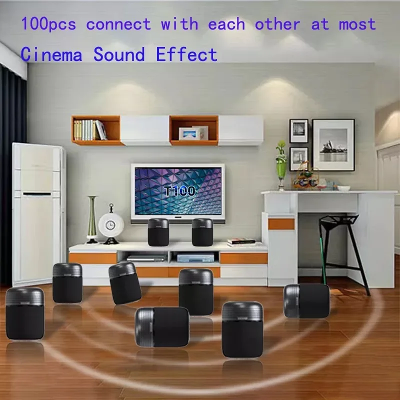 Сабвуфер bluetooth динамик 100 Вт на заказ для