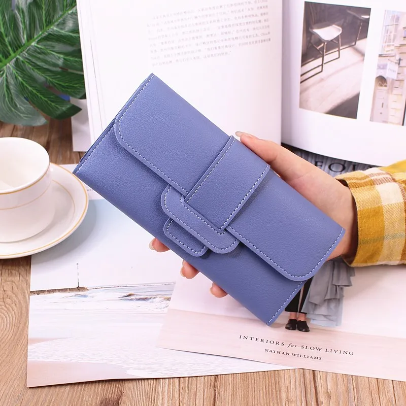 Fashion Pocket Ladies Wallets Purse Custom Short Small Mini PU Leather Women Wallet