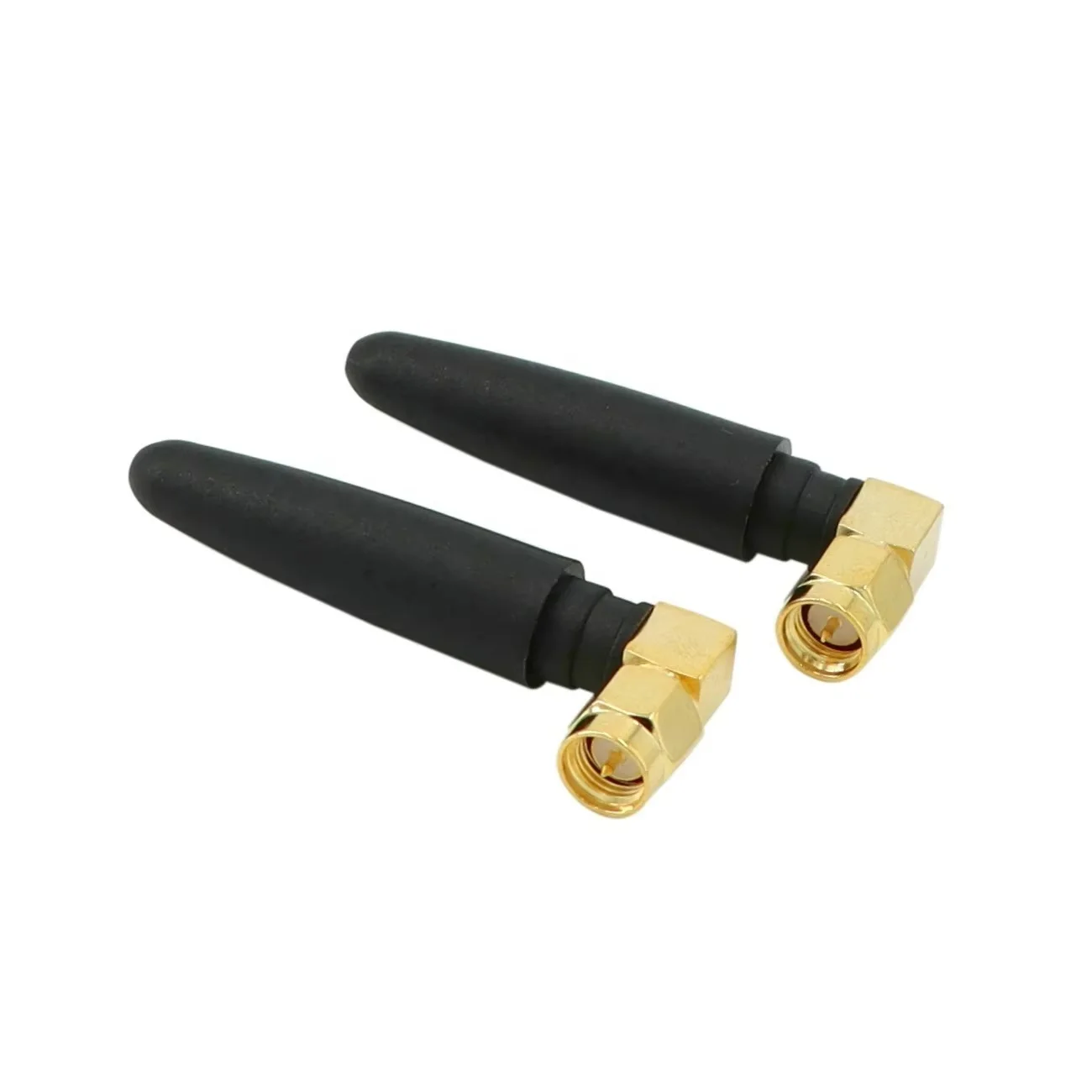 Dual Band 2.4GHz 5GHz Compact WiFi Antenna with SMA Connector and Right Angle for Wireless Router and Security Camera
