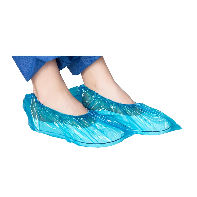 China ISO 9001 Manufacturer Customized Medical Antistatic Polypropylene Waterproof Disposable PE Shoe Covers