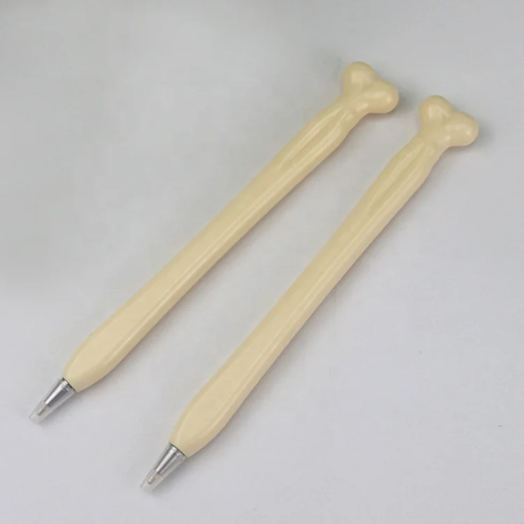 Medical finger spine tibia fibula shaped ballpoint pen bone ball pen