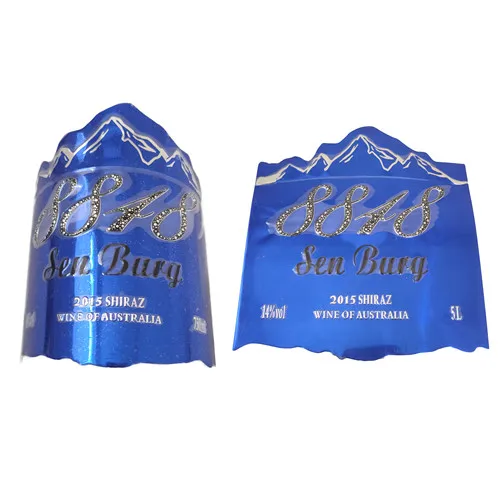 
bulk wine label maker rose gold letter etching 3D round sticker label metal 