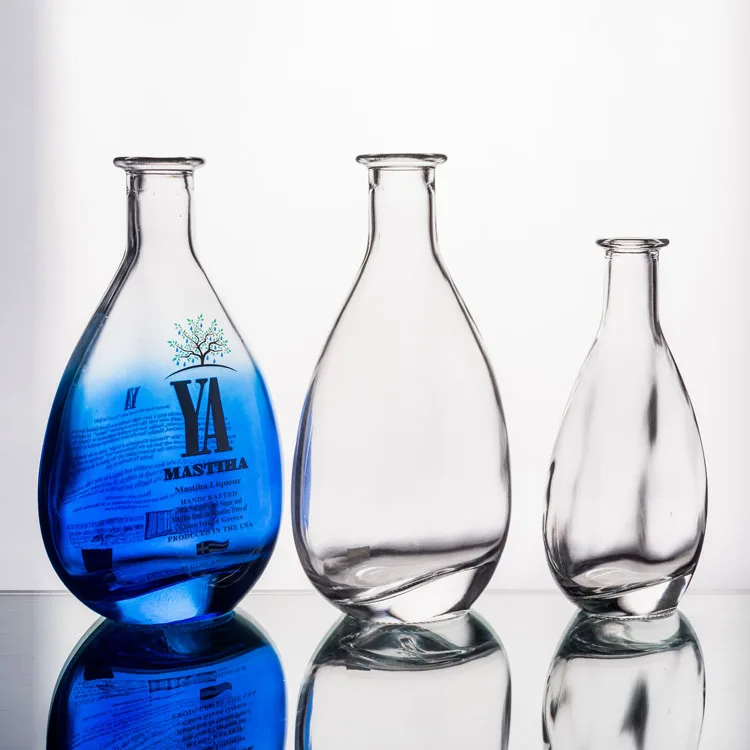 Cork Top 750ml Spray Color Unique Tequila Blue Bottles