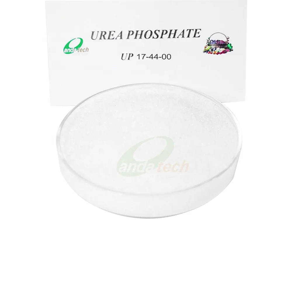 Мочевина Phosphate17-44-0 листвы капельного питательные вещества вверх, и он имеет высокую эффективность удобрения irragation развития лаборатории