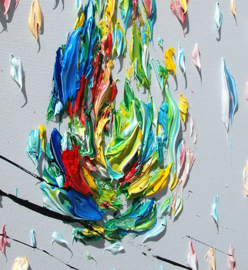 Abstract Oil Painting Core Handmade Abstract Canvas painting for living room home hotel cafe modern Wall Decoration