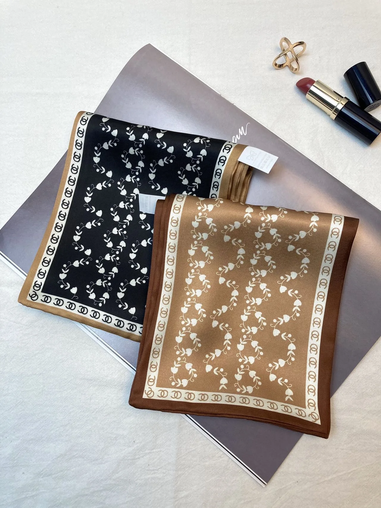 Длинный шелковый шарф, сумка, галстук, женский шейный узкий шарф, повязка на голову, шейный платок, лента, новинка 2022, Принт лошади