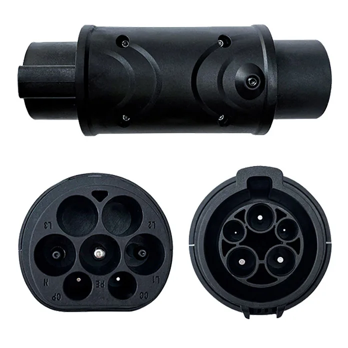 Custom EVSE Dc Type2 - Gb/T Type 2 To Gbt Gb/T Dc Fast Charger Adapter 32A 1Phase