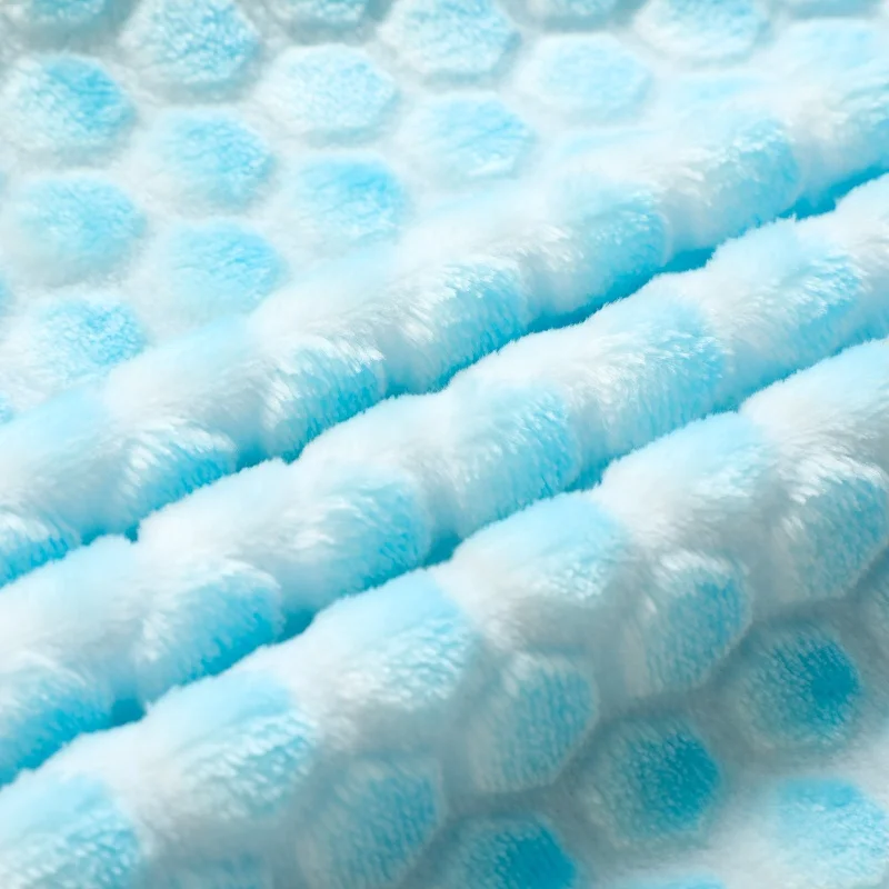 
High quality100% polyester Double-sided burnout velvet fabric flannel For Home textile 