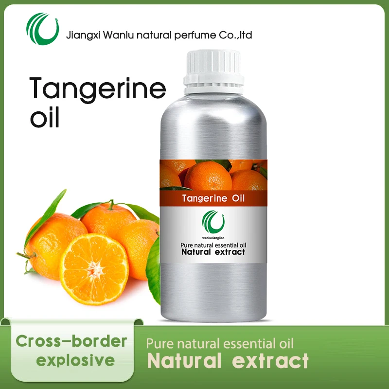 100% Organic Plant Natural Organic Tangerine Essential Oil Used as Antiseptic and Skin Hair Care Massage