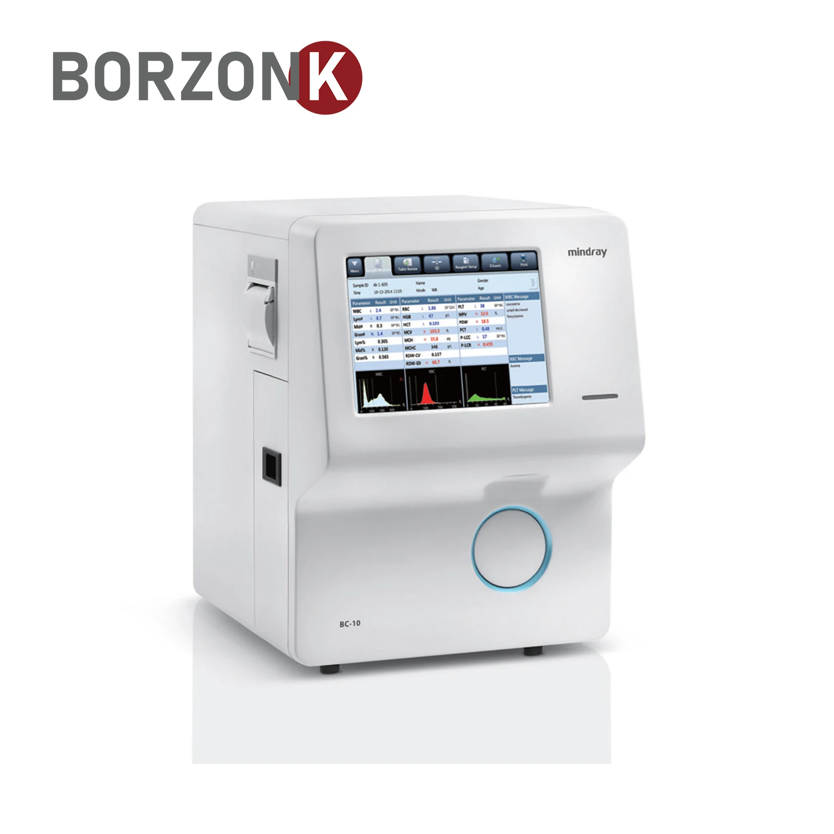 Mindray   3-part differentiation Auto Hematology Analyzer-ZK-MR-BC10