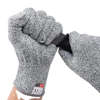 Anti Cutting Fabric Manufacture Direct Sale Uhmwpe Material Cut Resistant Gloves Level 5
