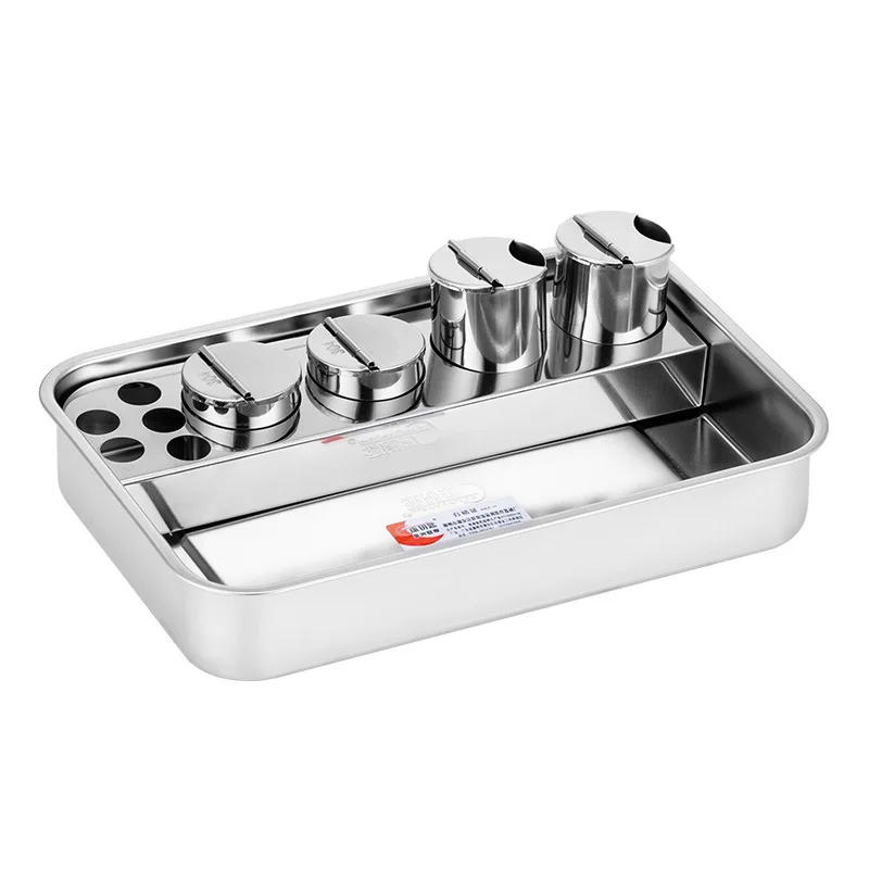 Rust steel medical instrument disinfection box treatment plate