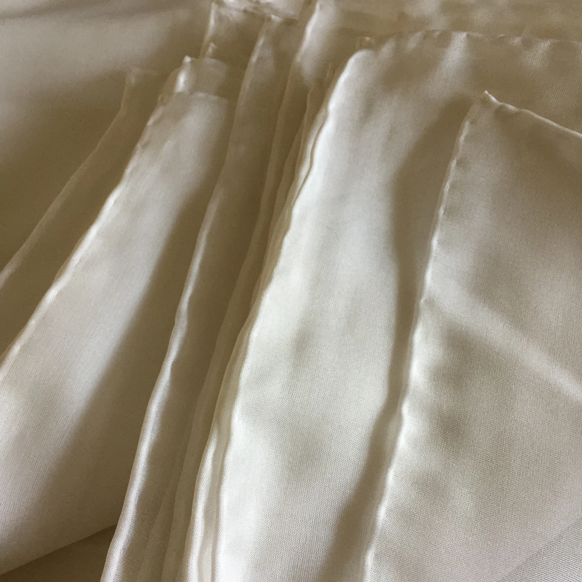 Super September Habotai 8mm 100% silk white habotai cheap price scarf plain Factory Sell Direct