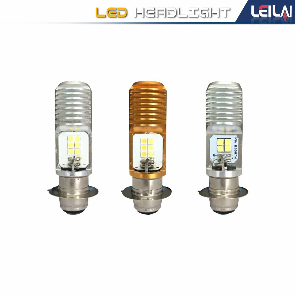 Hot Selling Motorcycle LED Headlight P15D Headlight LED Light Bulbs 12V White Fog Light