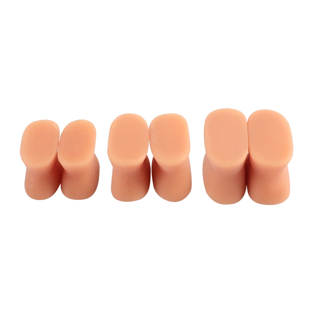 Ease Relief Correct Silicone Toe Spacers For Men and Women Corrector Bunion Manicure Big Gel