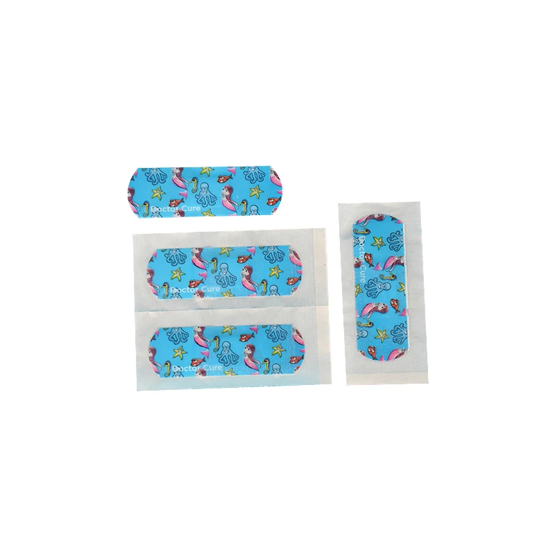 Factory Custom Printed Cute Kid Medical Waterproof First Aid Wound Adhesive Bandage Plaster Suppliers