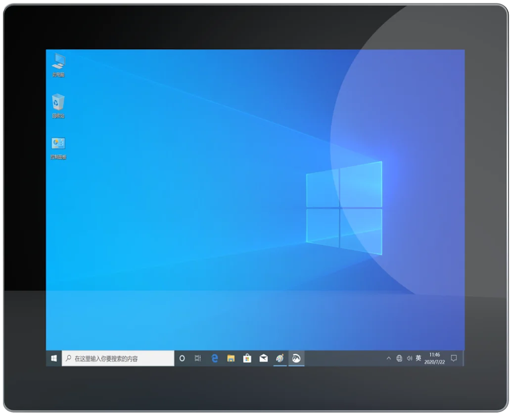 Cheap cost effective 15 inch  industrial touch panel pc  with Multi-point capacitive touch LCD screen