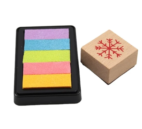Водные цветные стационарный детская игрушка покрынная краской штемпельная подушечка