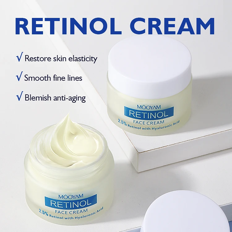 MOOYAM Retinol Cream Anti Aging Remove Wrinkles Facial Hyaluronic Acid Tightening Lifting Neck Firming Face Cream