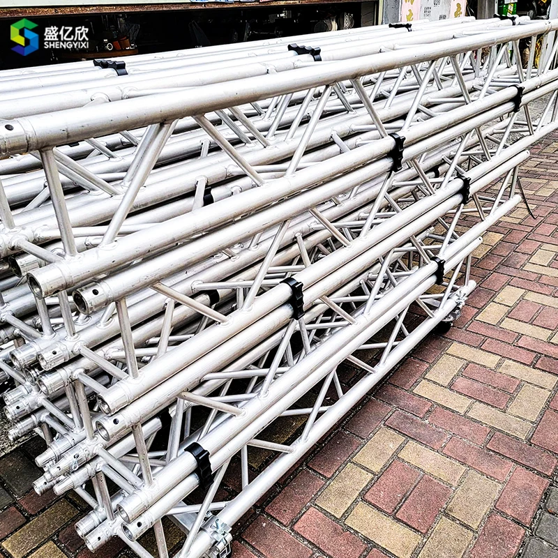 Truss aluminium spigot lighting stage truss with roof for concert truss for led video