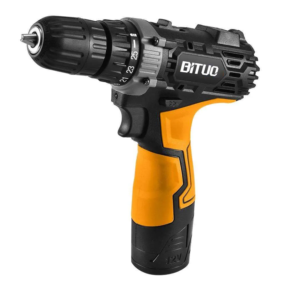 Electric Screwdriver Drill Set Li-ion Battery Power Tool Drill 12v Impact Mini  Cordless Drill Combo Kit