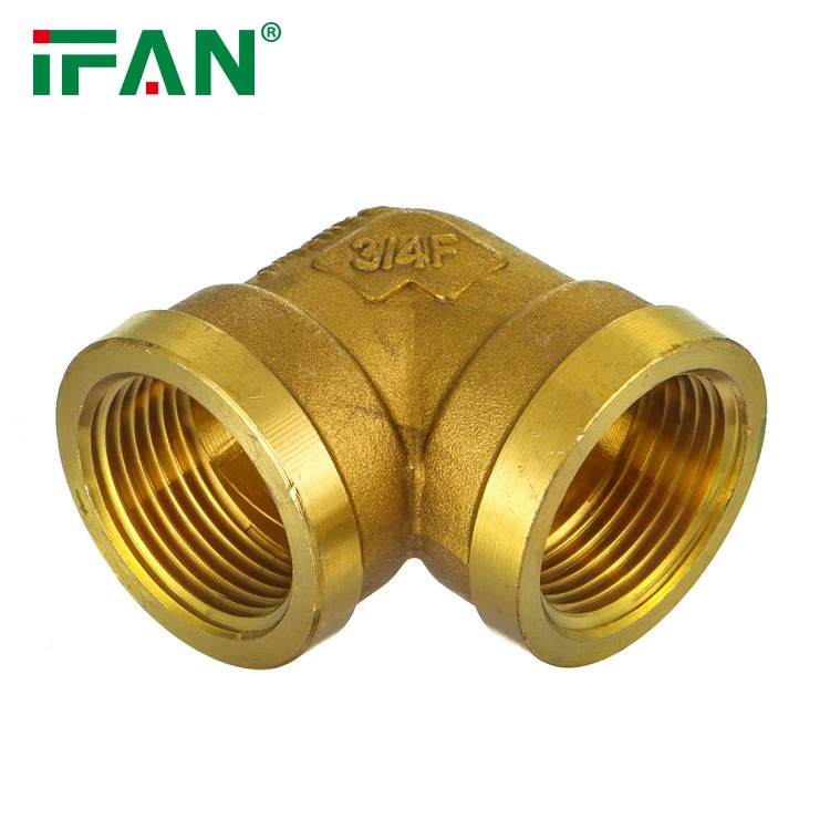IFAN 1-1/2 inch Copper Plumbing Pipe Fittings Socket Nipple Threaded Brass Fittings