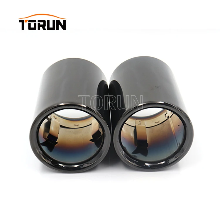 Black performance m style exhaust muffler for bmw  F10 F18 535