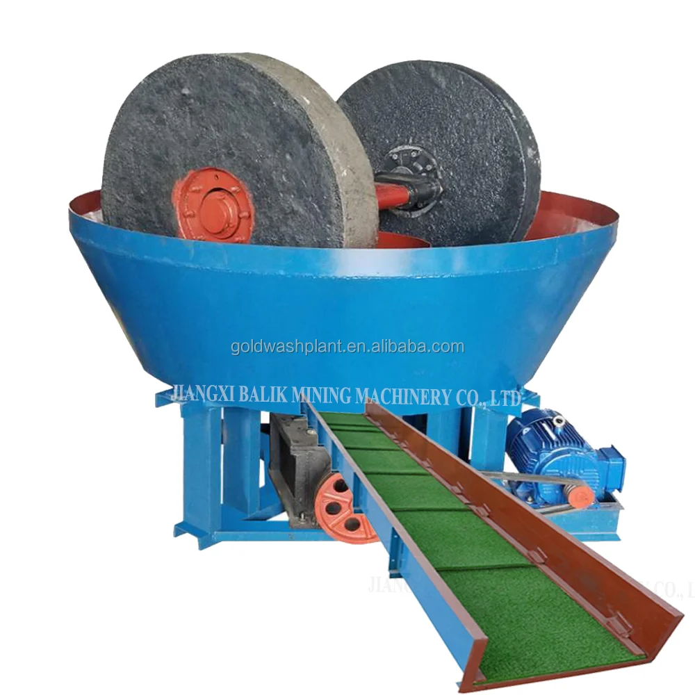 
Hot sale China High Capacity 2021 China Gold Dust 1600 Wet Pan Mill Cheap 1200 Wet Stone Gold Mill With Factory Price in Sudan 
