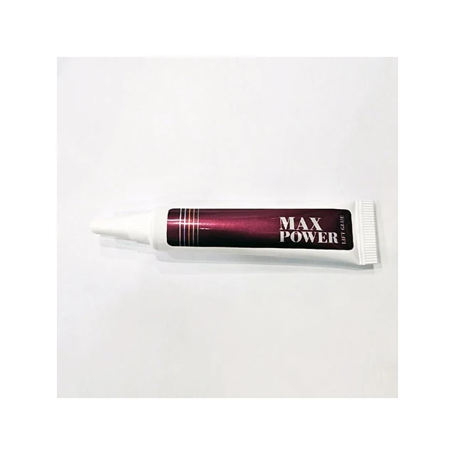 Korea Manufactured Eyelash Lifting Lamination Perm Glue - MAX Power Tube Type with OEM Private Label
