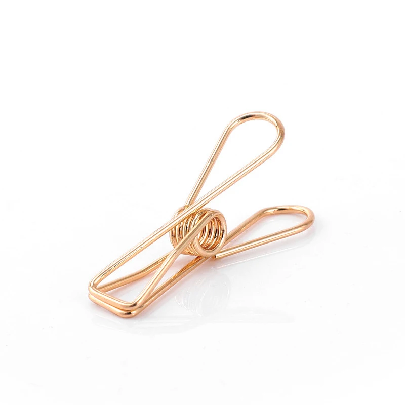 Outdoor Camping Tent Clip Light String Long Tail Fixed Clip Food Seal Office Information Metal Dovetail Clip