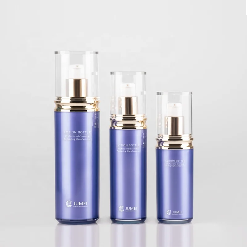 100ml 50ml 30ml 50g 30g Factory Price  Plastic Lotion Spray Bottle Classy Cosmetic Bulk Packaging Cosmetic Container set