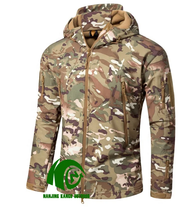 Customized High Quality Men Tactical Jacket Hot Sales Soft Shell Military Jacket