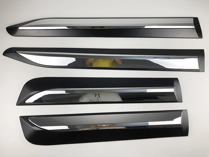 Car side trims covers chrome styling exterior auto accessories door plate cover 2015-2019 fit for hilux revo rocco