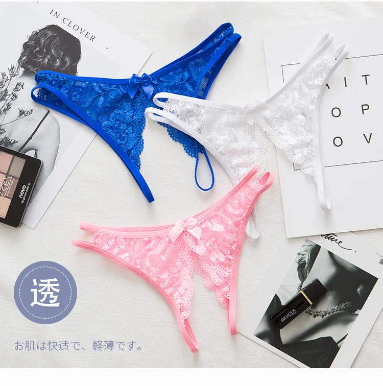 Girls Sexy Nude Open Crotch Panties/Thong in women Sexy Underwear