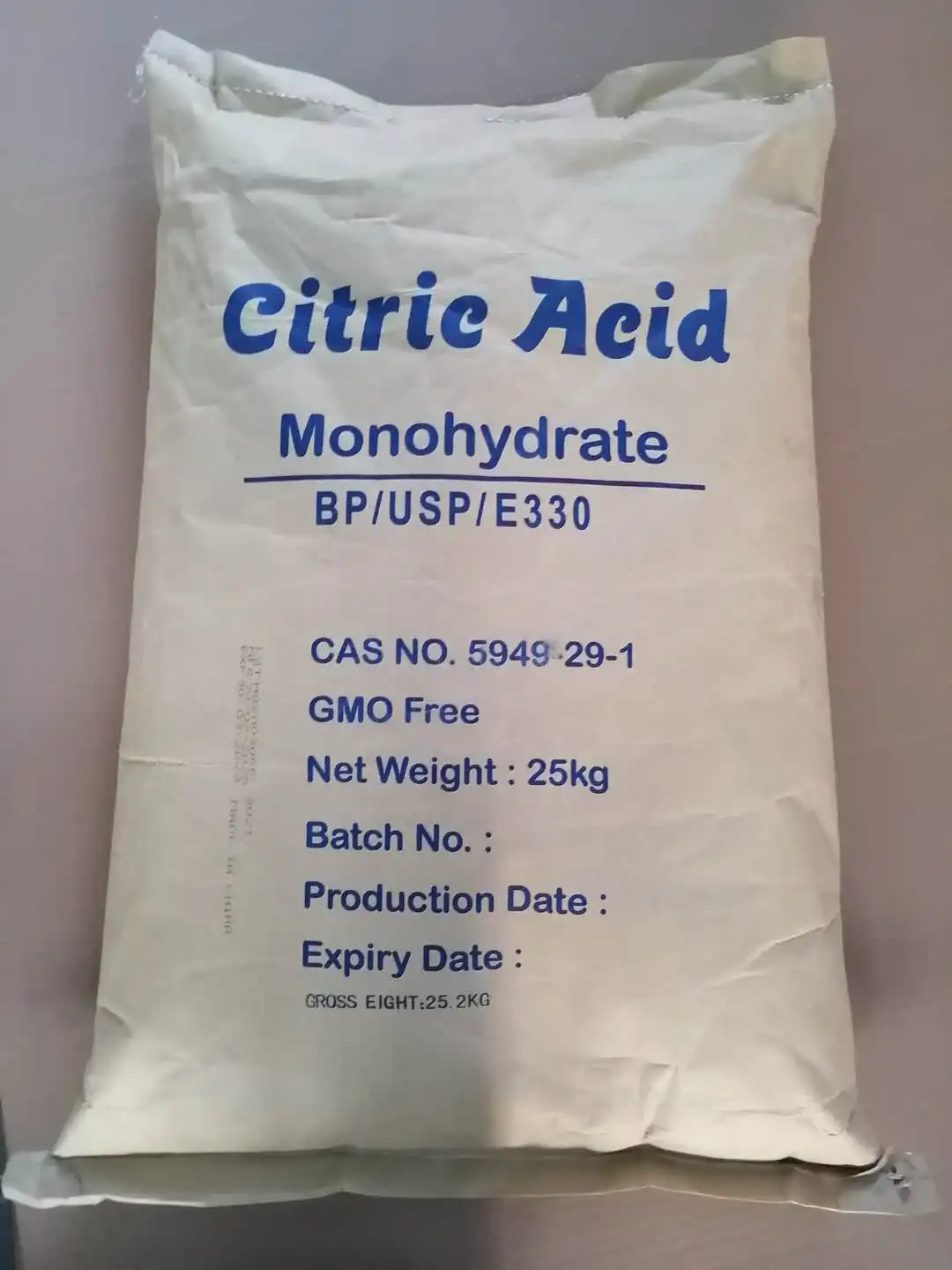 chemical citric acid production factory cas 5949-29-1