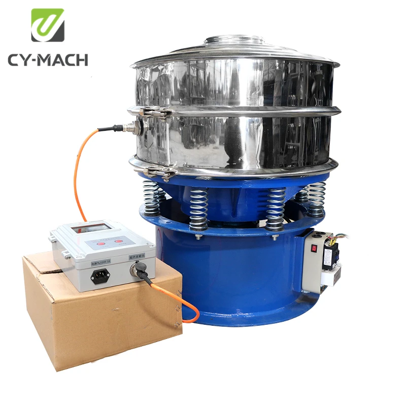 hot automatic durable stainless steel  ultrasonic vibration sieve screen machine for herb / bread / tea powder