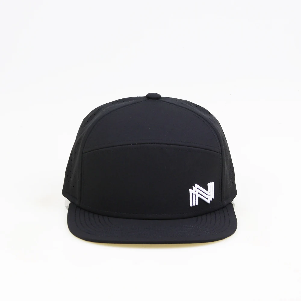 Customized Logo Quick Dry Fit Hydro Performance Melin Waterproof  Laser Hole Perforated Breathable Golf Snapback Gorra Caps Hats