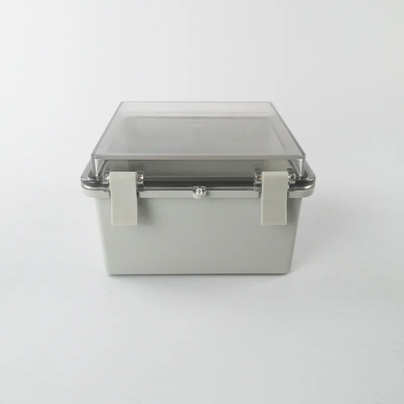 outdoor cabinet amplifier cabinet ABS PC plastic control cabinet buckle hinge enclosure with transparent cover