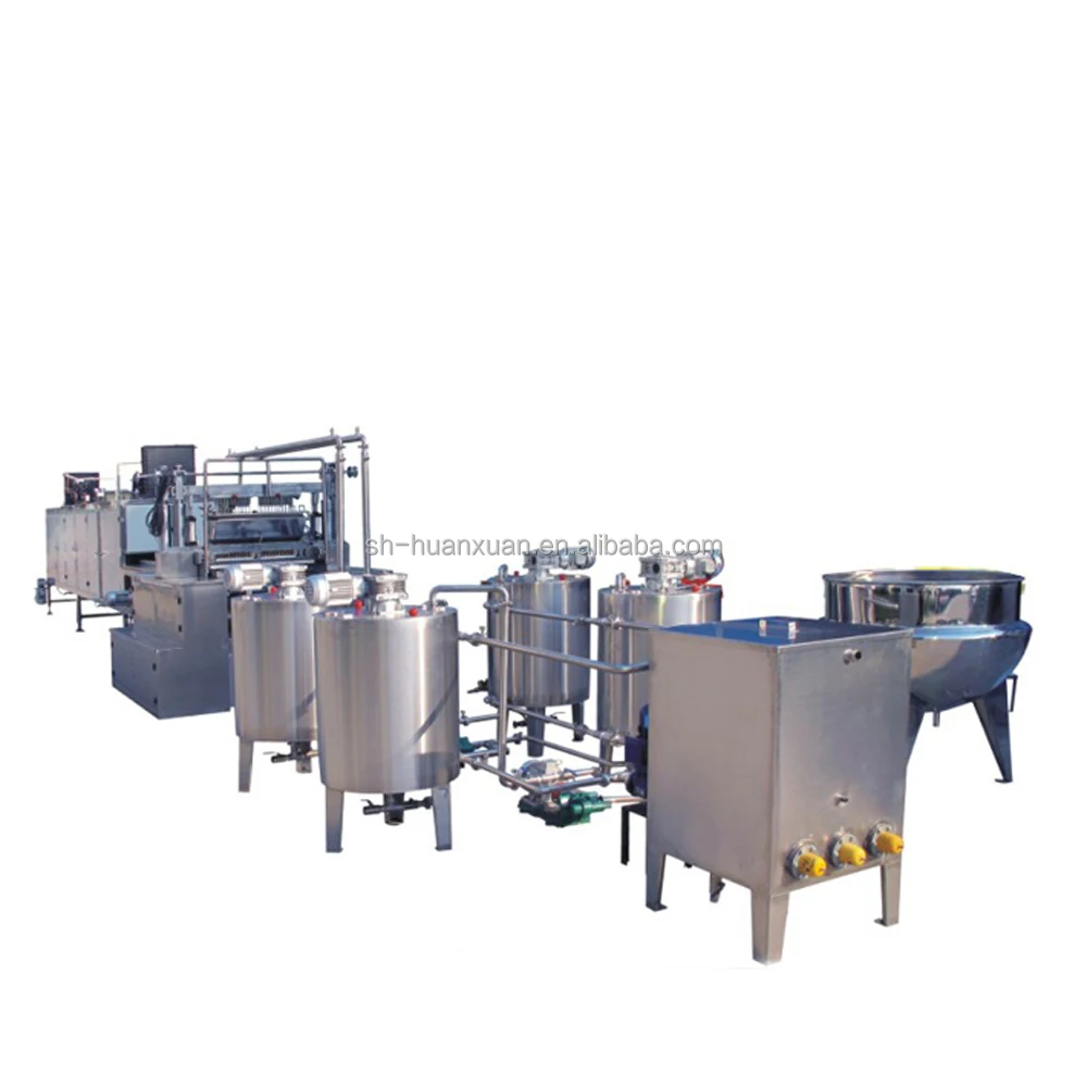 HX150 kids gummies making machinery huge gummy bear depositing line depositor for high quality confectionery