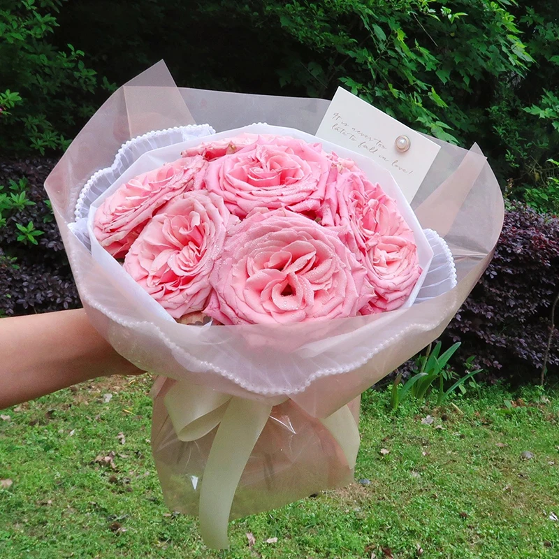 JOYWOOD  Wholesale factory price flower wrapping paper bouquets color transparent cellophane flower paper