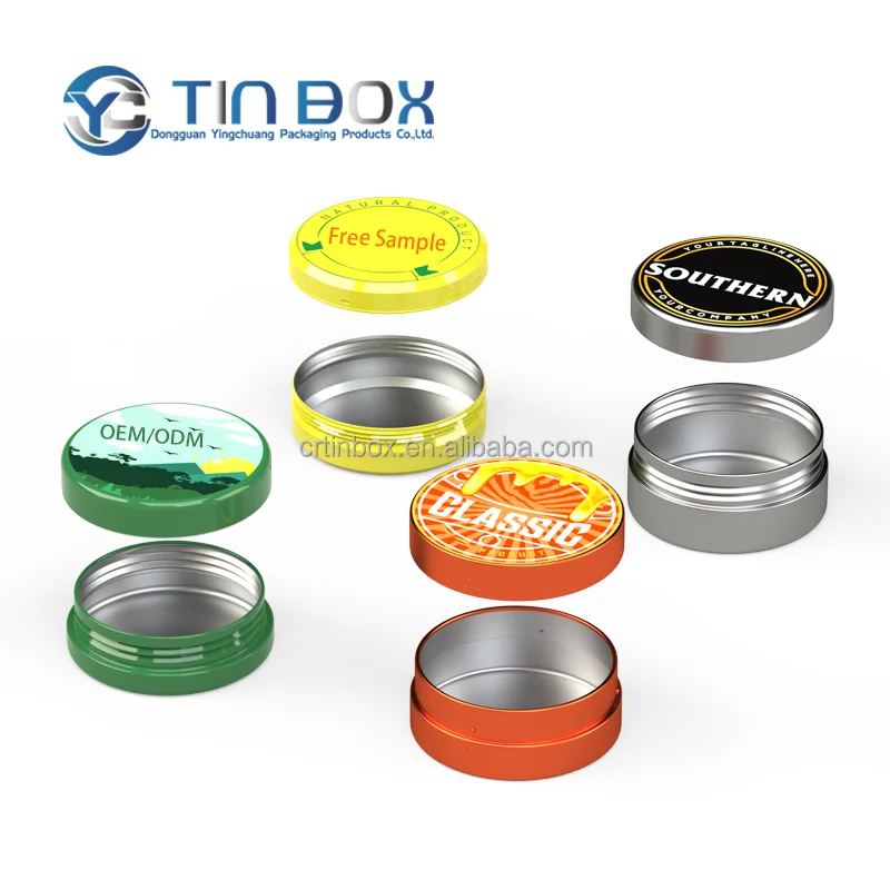Gummy Candy Cart Tin Child Proof Can Custom Size Metal Cylinder Tin Case Round Child Resistant Tin Box