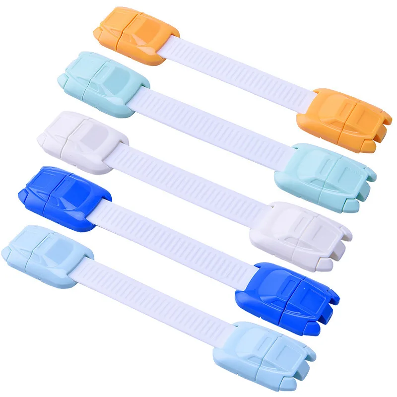 Baby Proofing Cabinet Locks  Upgraded Child Proof Drawer Locks with Double Safety Lock Latches and Adjustable Strap Length