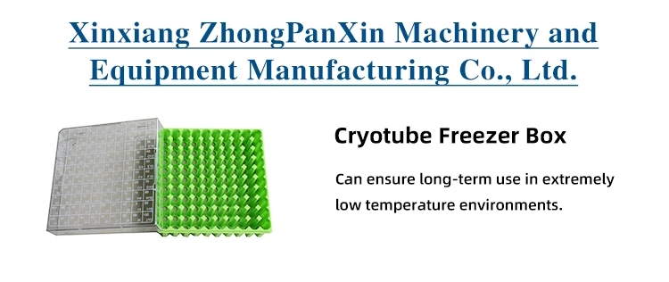 2ml Cryogenic vial box 25/100 vials polycarbonate plastic with lid cover