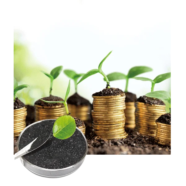 Factory sales Black crystal Potassium Humate fertilizer Shiny Flake Potassium Humate 100% Water Soluble Humic Acid Fertilizer