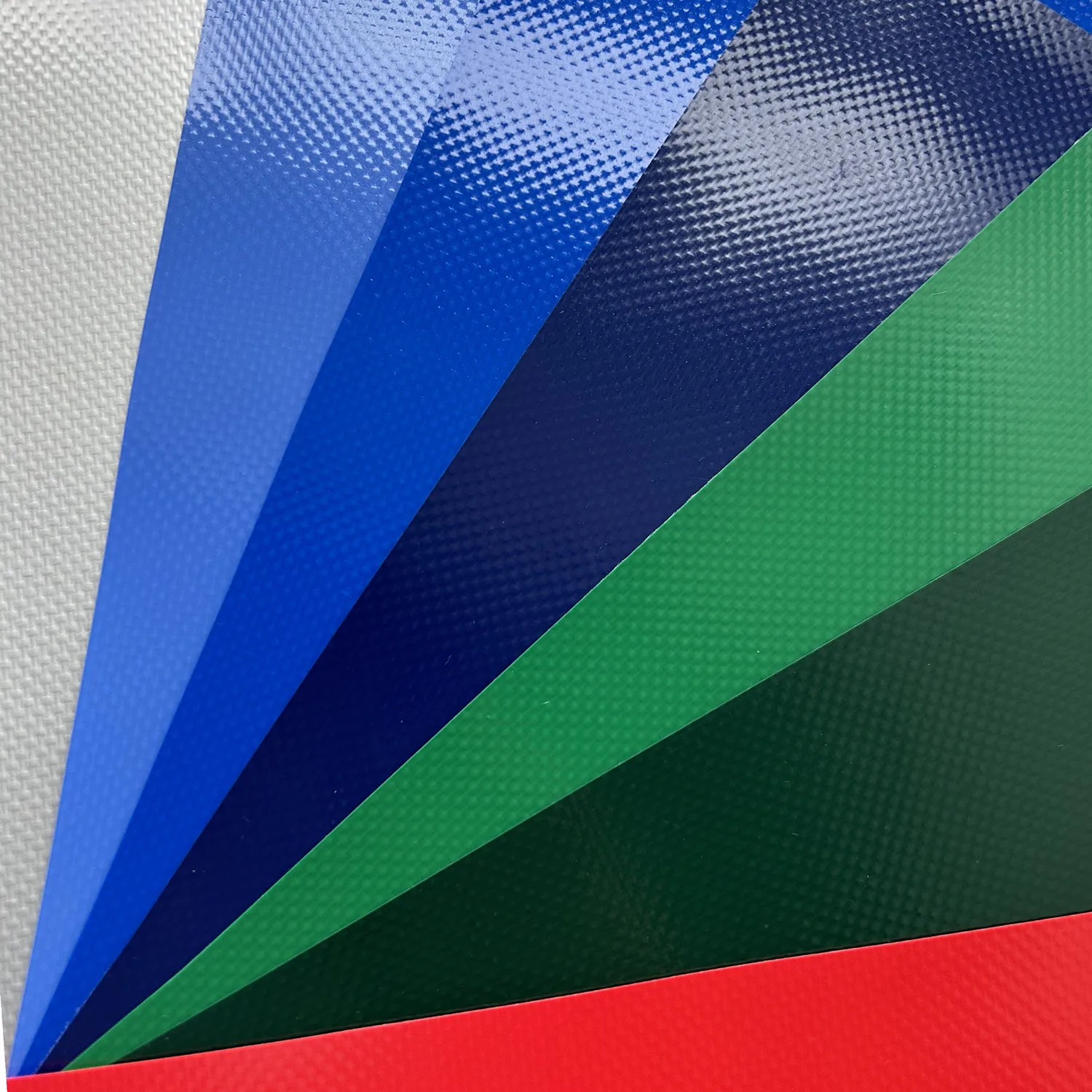 Polyester Airtights Material Fabric with Solvent Resistant for Tents PVC Tarpaulin Waterproof For Bags Weft Knitted Embossed