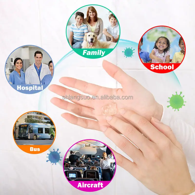 Water Free Hand Sanitizer 75% Alcohol Ethanol Antibacterial Liquid Gel Hand Sanitizing Disinfectant Liquid Antiseptic