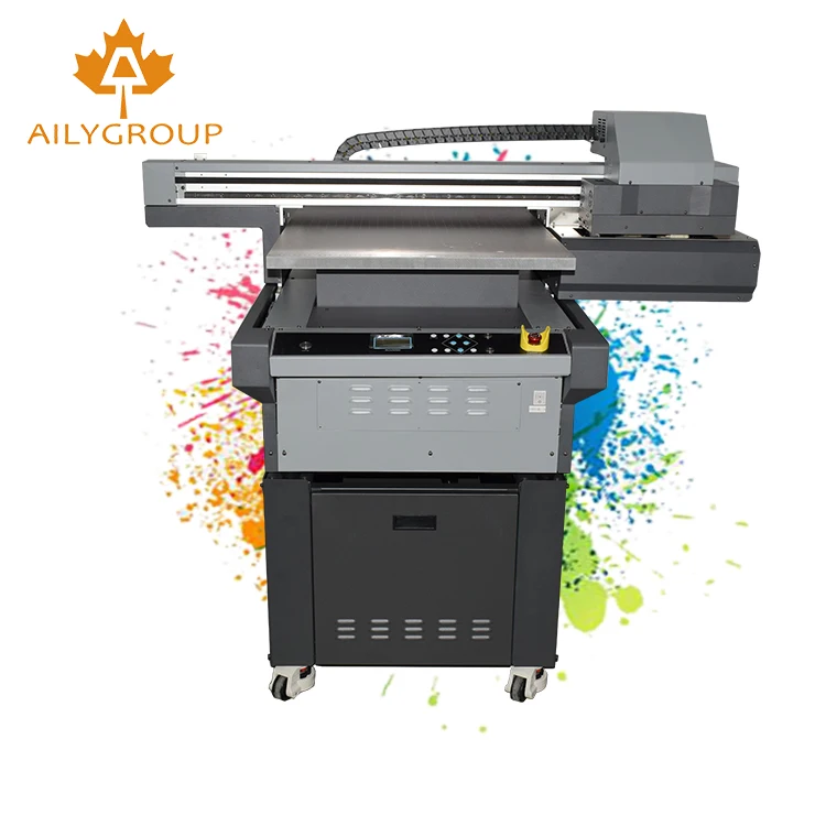 Aily Group 3 head uv9060 uv xp600 printer multifunctional machine