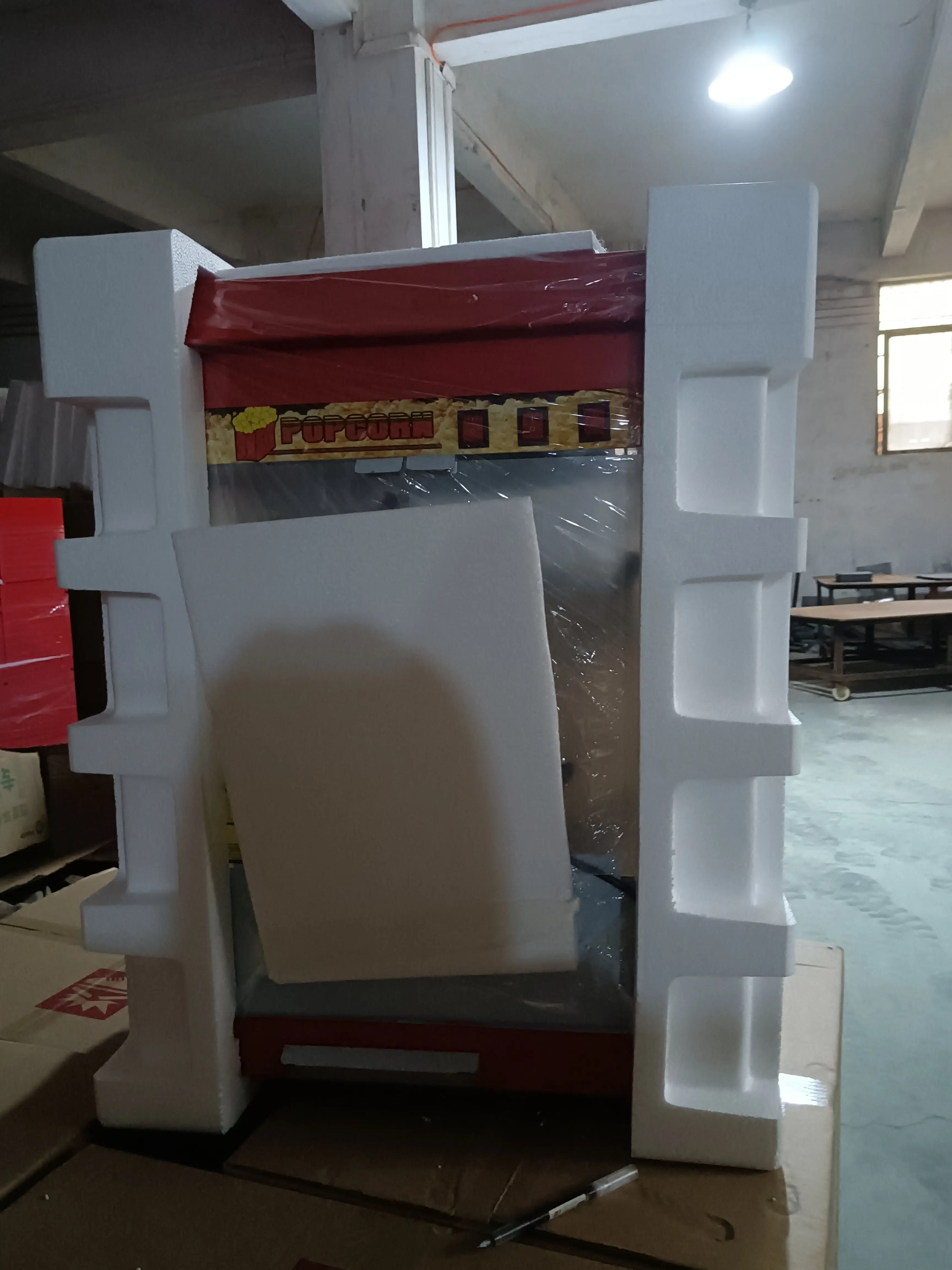 2024 Hot Sale Wholesale Factory Price Automatic Electric Pop Corn Making Machine Commercial Electric Popcorn Machine with Warmer