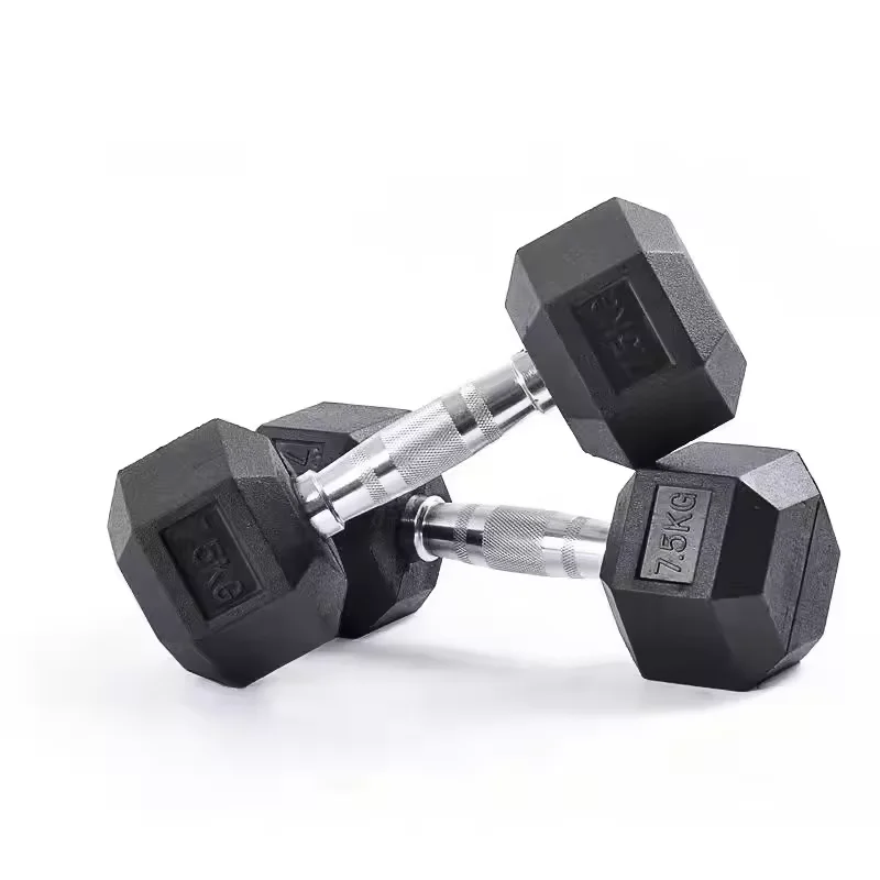 Wholesale Hex Dumbbells Rubber Hex Dumbbells In Kg And Lbs From 2.5-100lbs